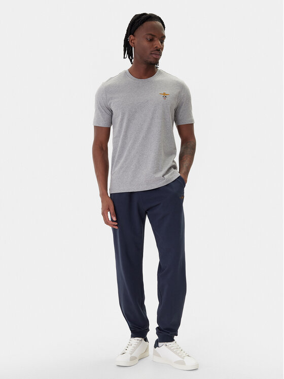Aeronautica Militare Aeronautica Militare Tricou 261TS1580UJ00372 Gri Regular Fit