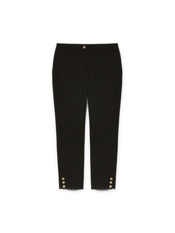 Fiorella Rubino Fiorella Rubino Pantaloni di tessuto P126L002048N033 Nero Slim Fit