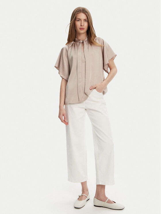 Bruuns Bazaar Bruuns Bazaar Majica Beckia Wendi BBW4439 Bež Regular Fit
