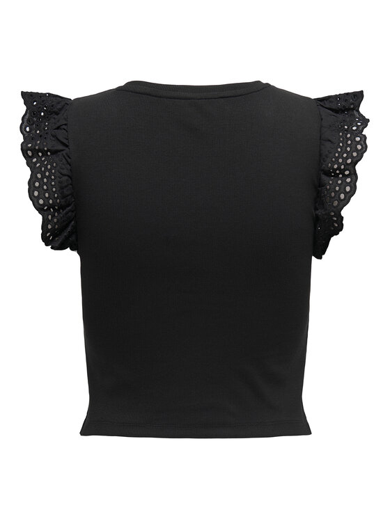 ONLY ONLY Top Mathilda 15308890 Czarny Regular Fit