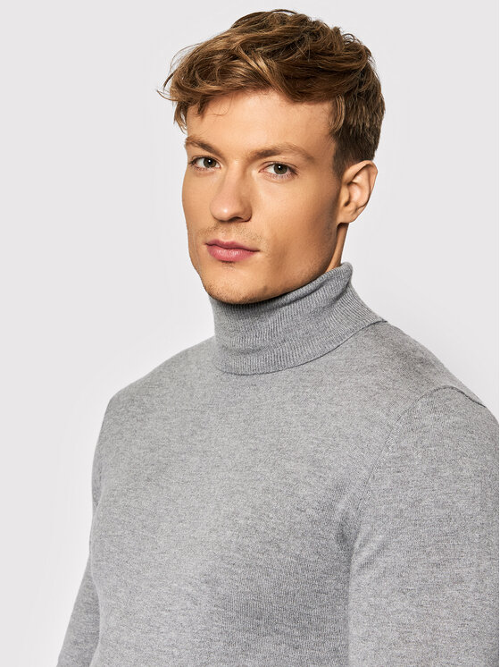 Guess Guess Rollkragenpullover M1BR17 Z2VX2 Grau Regular Fit