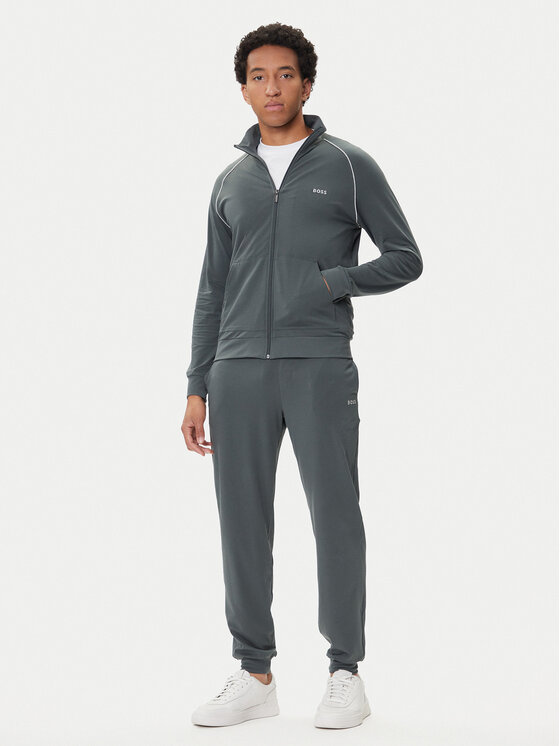 BOSS BOSS Felpa Mix&Match 50515307 Verde Regular Fit