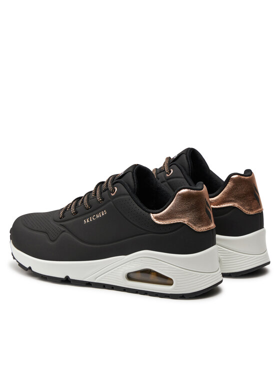 Skechers Skechers Sneakersy Uno Shimmer Away 155196/BLK Čierna