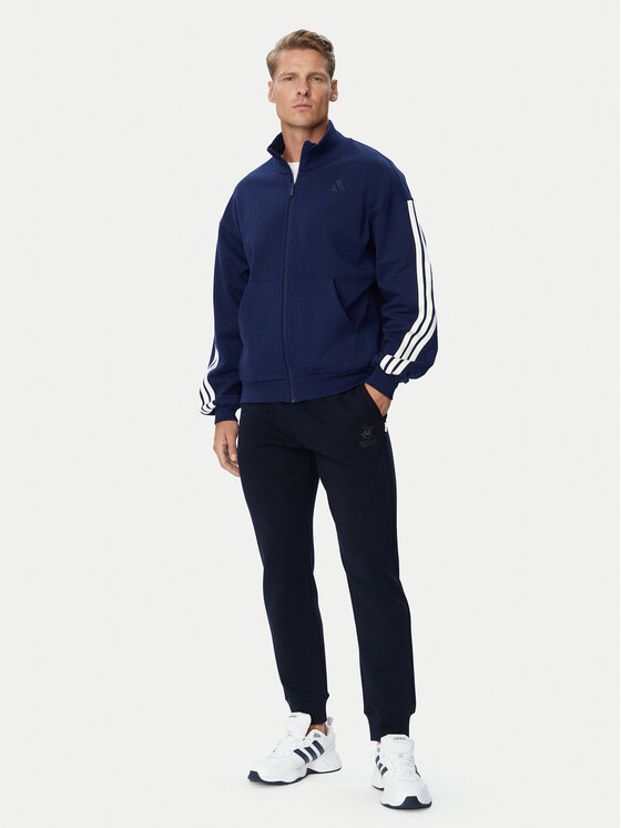 adidas adidas Bluza Adidas Kit 3-Stripes KW2356 Niebieski Regular Fit