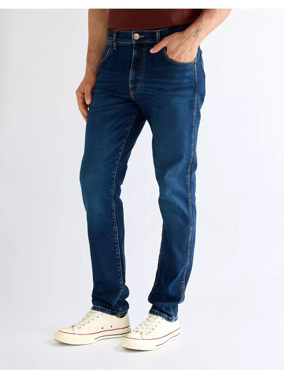 Wrangler Wrangler Jeansy LARSTON Niebieski Slim Fit