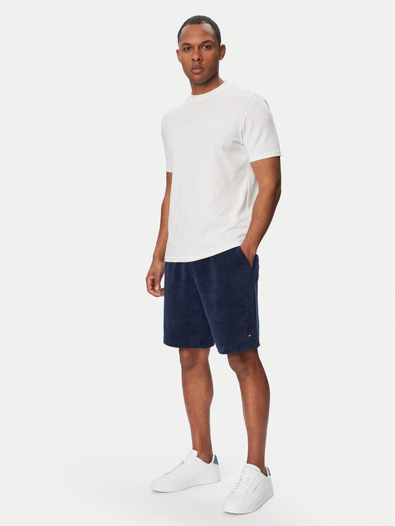 Tommy Hilfiger Tommy Hilfiger Szorty sportowe MW0MW42880 Granatowy Regular Fit