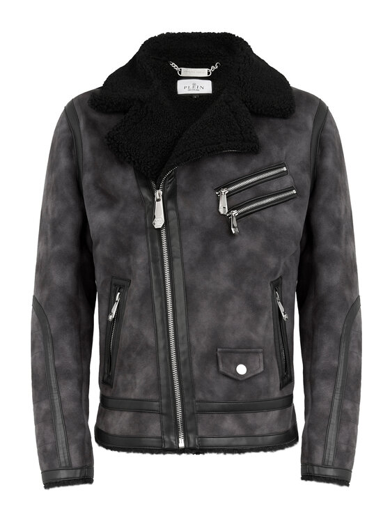 PHILIPP PLEIN PHILIPP PLEIN Kurtka puchowa 28616 Czarny Regular Fit