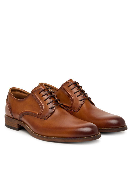 Clarks Clarks Polobotky CraftRemi Lace 26186389 Hnědá