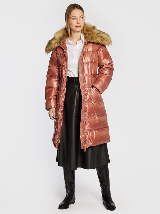 TWINSET TWINSET Μπουφάν πουπουλένιο 222TT2211 Ροζ Regular Fit