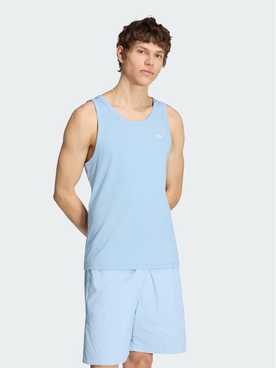adidas adidas Tank top 164740 Niebieski jasny Regular Fit