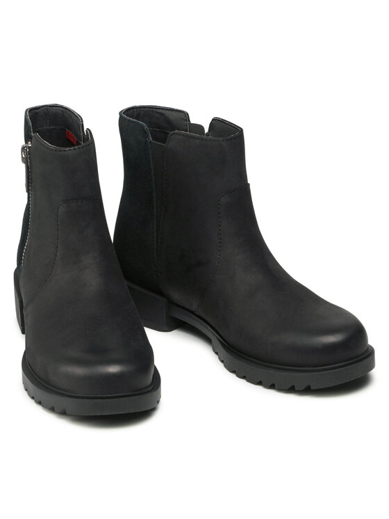 Sorel Sorel Μποτάκια Emelie™ II Zip Wp NL4328-010 Μαύρο