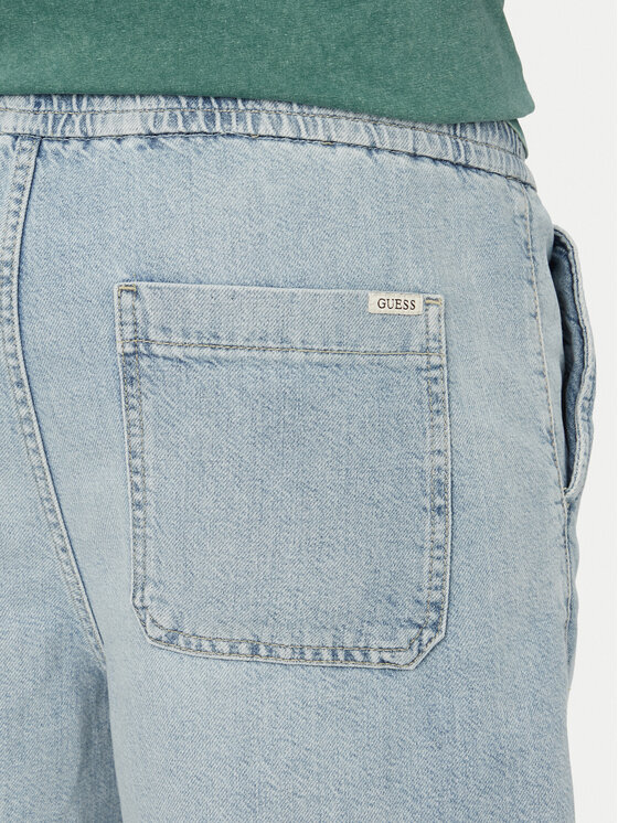 Guess Guess Τζιν σορτσάκια Carson M6YDVB D1407 Ανοιχτό μπλε Relaxed Fit