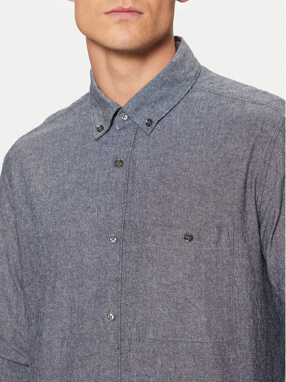 s.Oliver s.Oliver Koszula 2152433 Szary Regular Fit