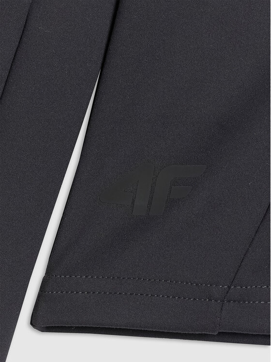 4F 4F Bluza MULTI ACTIVE Czarny Slim Fit