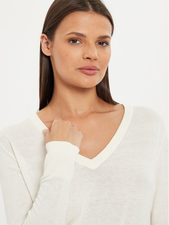 Gant Gant Sveter 4803187 Écru Regular Fit