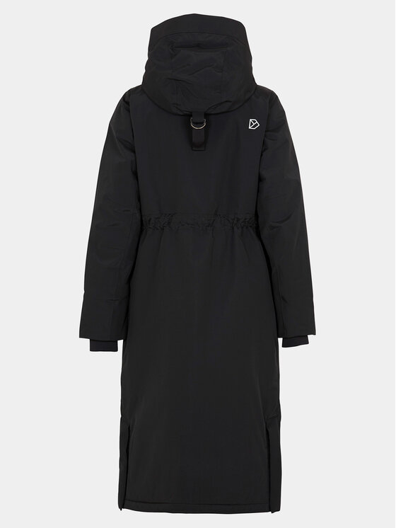 Didriksons Didriksons Parka Leya 504846 Fekete Relaxed Fit