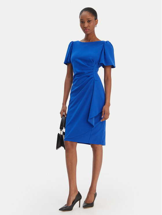 DKNY DKNY Коктейльна сукня DD6A1959 Голубий Slim Fit