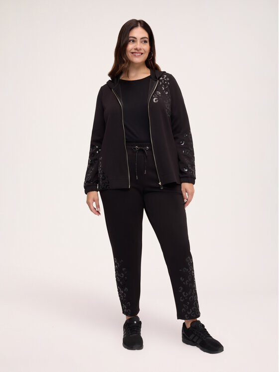Fiorella Rubino Fiorella Rubino Pantaloni di tessuto P876L002488N033 Nero Slim Fit