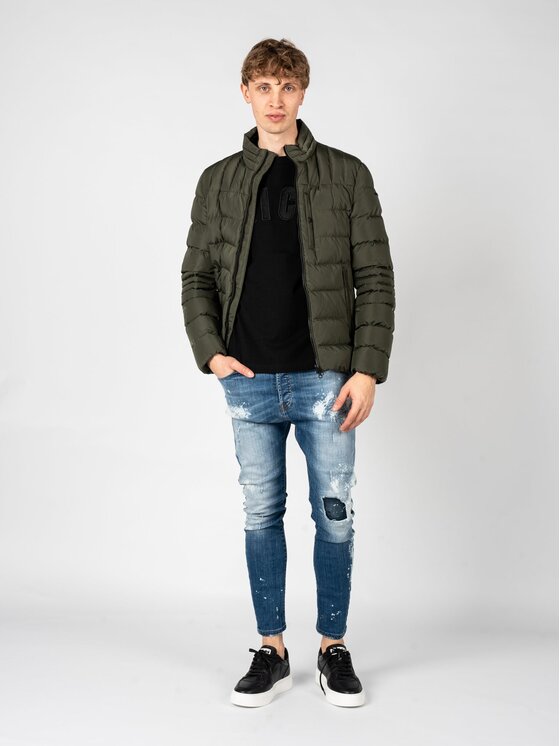 Geox Geox Kurtka przejściowa M2628DT2941 Zielony Regular Fit