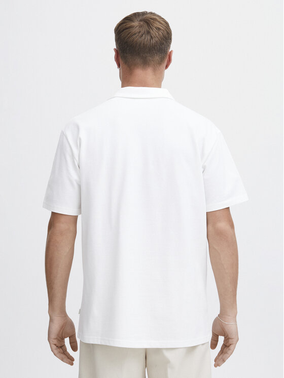 Solid Solid Tricou polo 21108171 Alb Regular Fit