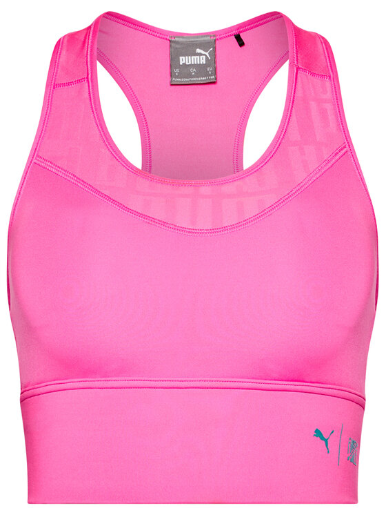 Puma Puma Sportinė liemenėlė Mid Impact Fm Long Line 519564 Rožinė