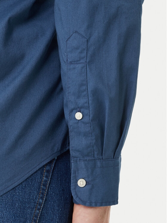 Tommy Hilfiger Tommy Hilfiger Риза MW0MW37550 Син Regular Fit