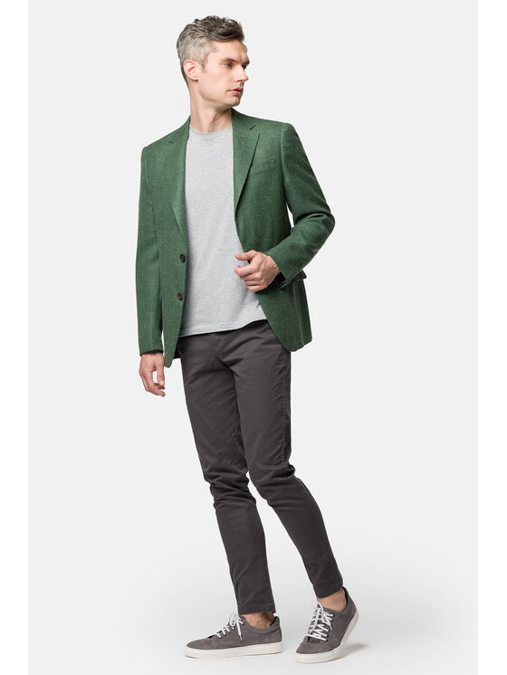 Lancerto Lancerto Marynarka Sintra MA099123000001 Zielony Slim Fit