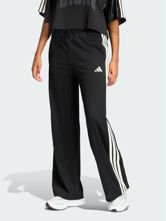adidas adidas Spodnie dresowe STADIUM MESH Czarny Regular Fit