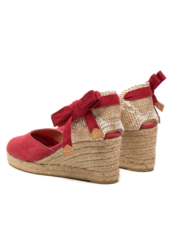 Castañer Castañer Espadrile Carina/6/002 021644 Rdeča