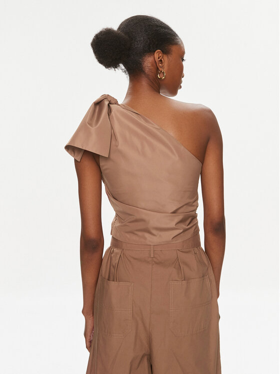 PINKO Pinko Bluză Nosiola 102780 Y3LE Maro Slim Fit