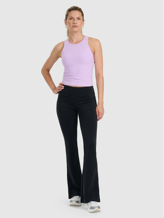 4F 4F Tank top SMART OFFICE Fioletowy jasny Slim Fit