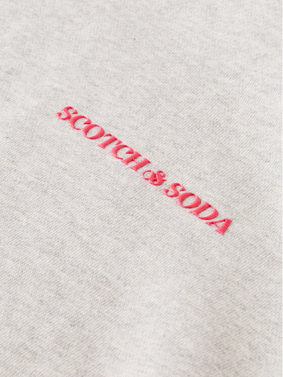 Scotch & Soda Scotch & Soda Bluza Unisex 168485 Szary Regular Fit
