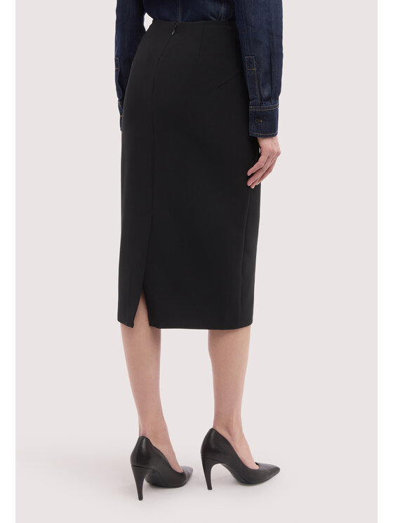 Trussardi Trussardi Spódnica midi 1166A000684N033 Czarny Regular Fit