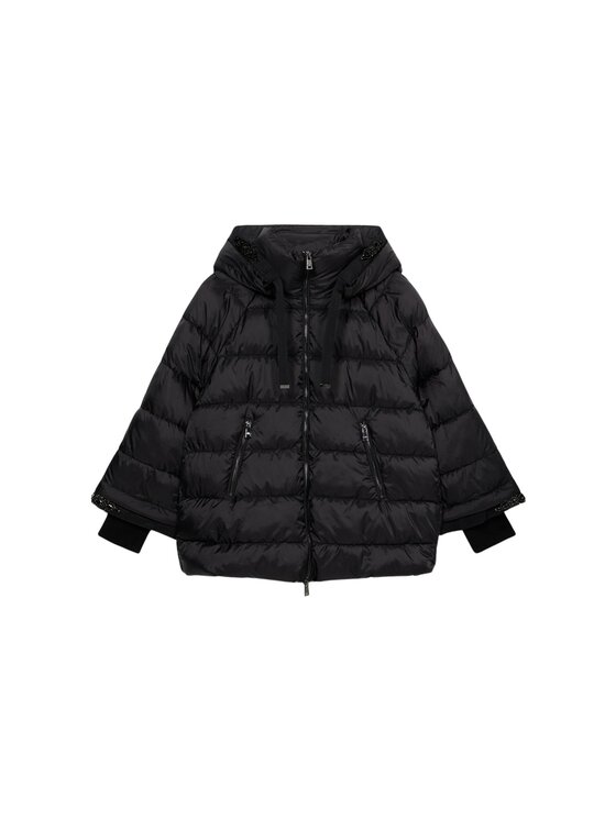 Oltre Oltre Giubbotto piumino F000J000210N033 Nero Boxy Fit