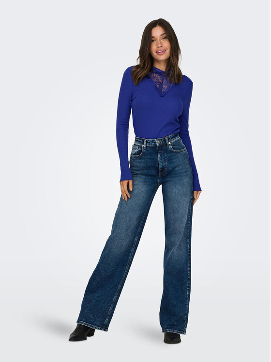 ONLY ONLY Halenka Luxi 15310698 Modrá Regular Fit