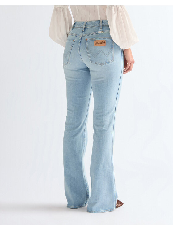 Wrangler Wrangler Jeansy MONTANA Niebieski Wide Leg