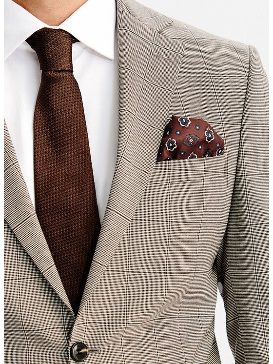 Pako Lorente Pako Lorente Marynarka P26SF-3G-020 Brązowy Slim Fit