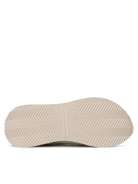 Tommy Hilfiger Tommy Hilfiger Sneakersy Elevated Feminine Leather Runner FW0FW07108 Biela