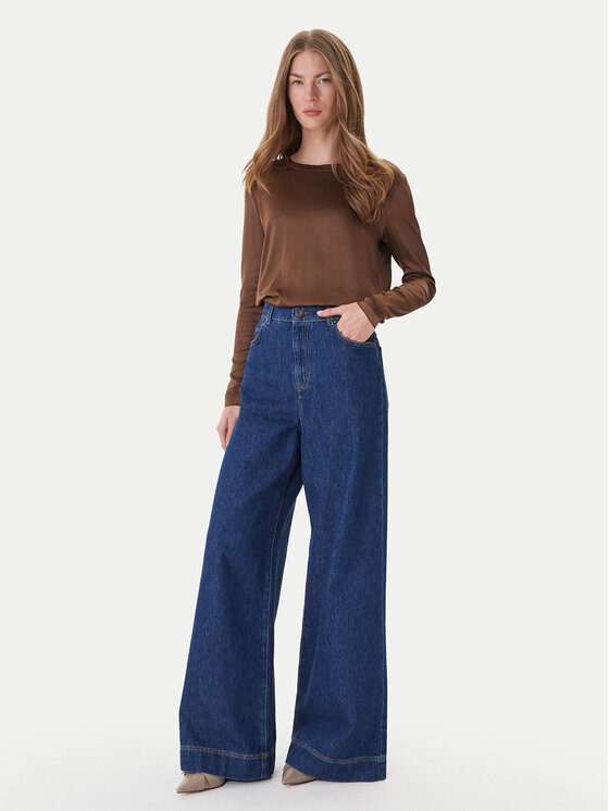 ViCOLO ViCOLO Блузка TF0244 Коричневий Regular Fit