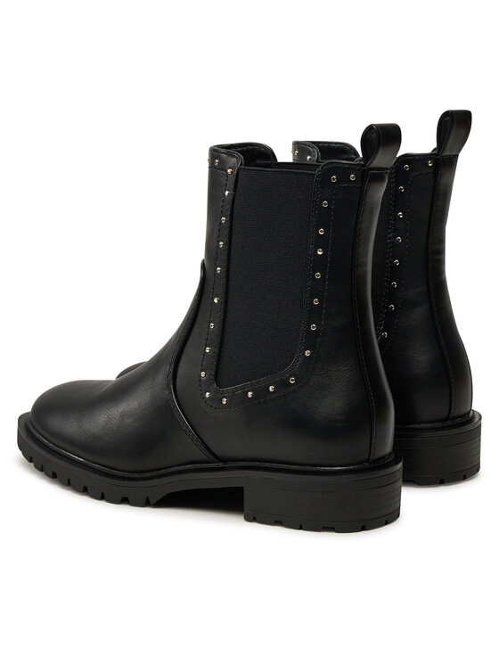 ONLY ONLY Členková obuv s elastickým prvkom 15329997 Čierna