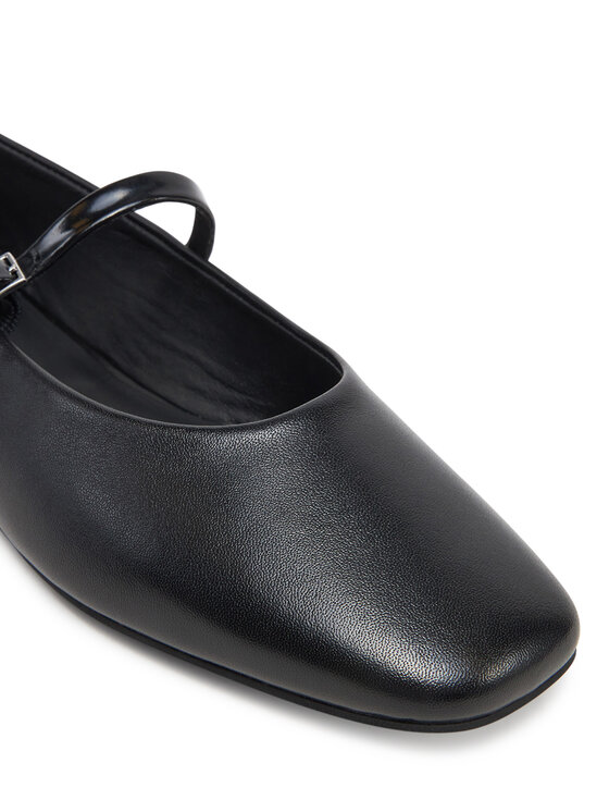 Calvin Klein Calvin Klein Baleríny Ballerina New Buckle - Lth HW0HW02483 Černá