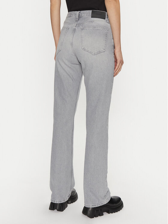 Calvin Klein Calvin Klein Jeansy K20K208112 Szary Flared Leg