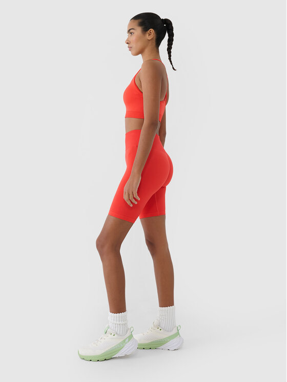 4F 4F Szorty sportowe MULTI ACTIVE Czerwony Slim Fit