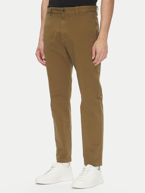 HUGO Pantaloni chino 50530886 Verde Slim Fit, taglia : 32_34