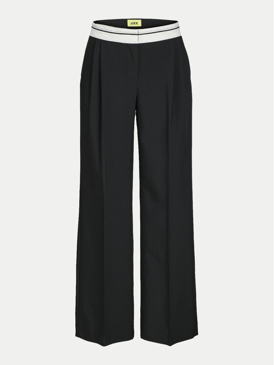 JJXX JJXX Hlače iz tkanine Ellis 12261522 Črna Loose Fit