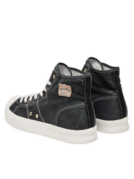 Polo Ralph Lauren Polo Ralph Lauren Tornacipő Ayers Mid Sk Ltl 809P07628003 Fekete