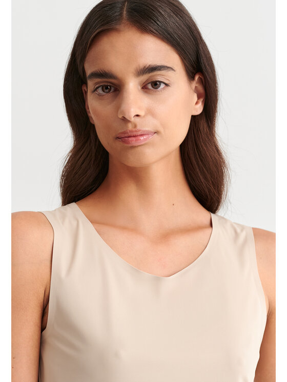TATUUM TATUUM Bluzka LETHA Beżowy Classic Fit