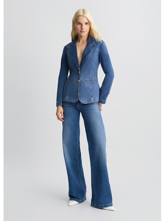 Liu Jo Liu Jo Giacca di jeans UA5093D492578809 Celeste Regular Fit