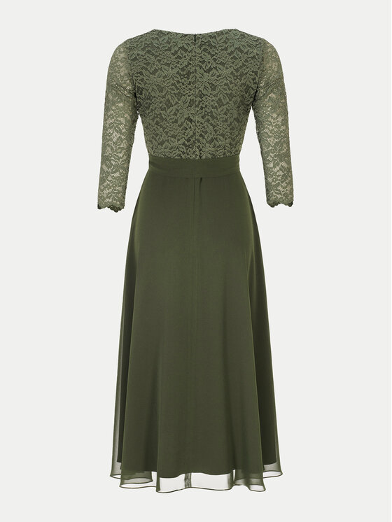 Swing Swing Abito da cocktail 5AH16800 Verde Regular Fit