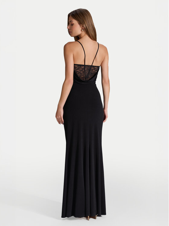 Swing Swing Rochie de seară 5AI02900 Negru Slim Fit